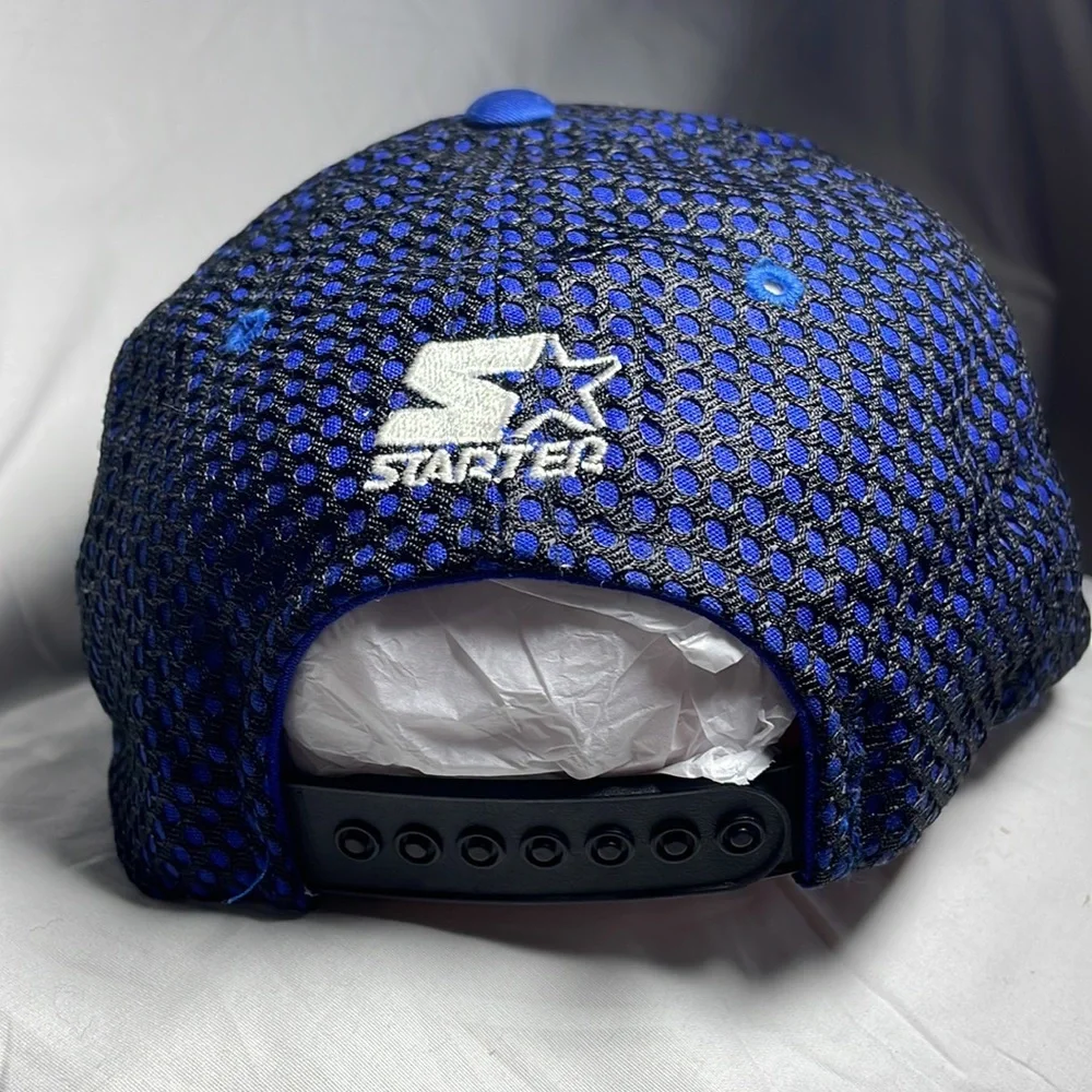 Rare Vintage STARTER New York Knicks NBA Basketball Snap Back Hat - Picture 3 of 5